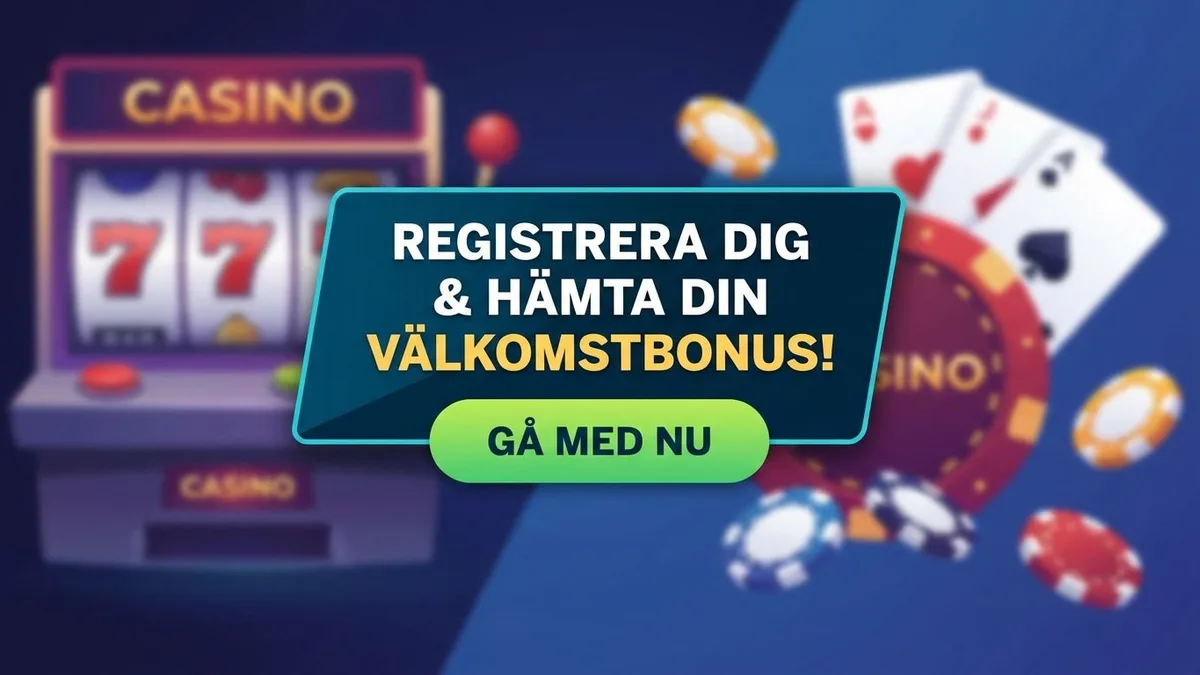 Registrera dig med bonus